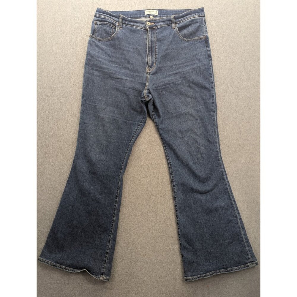 Abercrombie & Fitch Dark Blue Flare Jeans